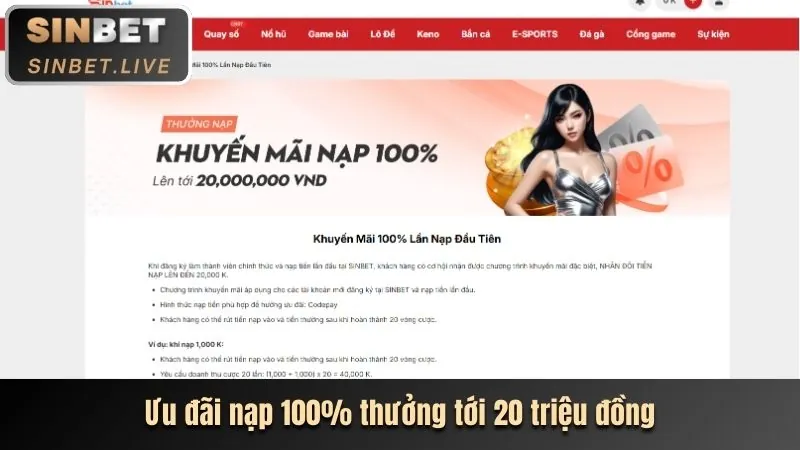 Thưởng nạp tiền vl88 code